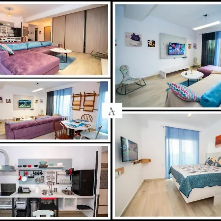 דירה Lovely Marina Surf Apartment With Balcony And Private Parking *